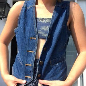 Vintage Denim Vest